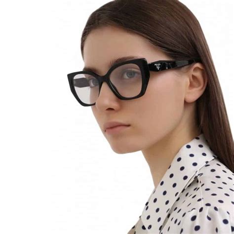 Prada PR 18WV Irregular Eyeglasses .